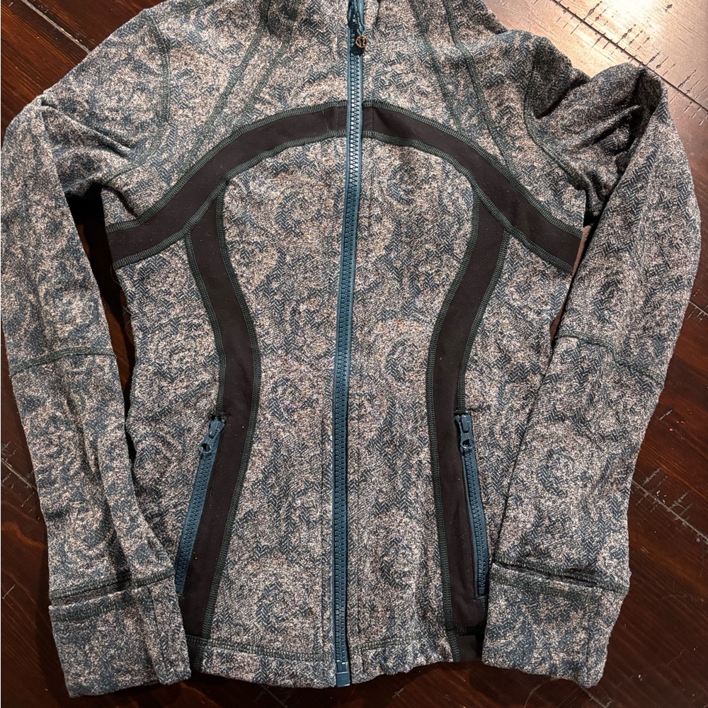 lululemon athletica Define jacket in Alberta Lake Herringbone brushed knit